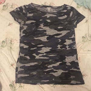 Jcrew camo shirt